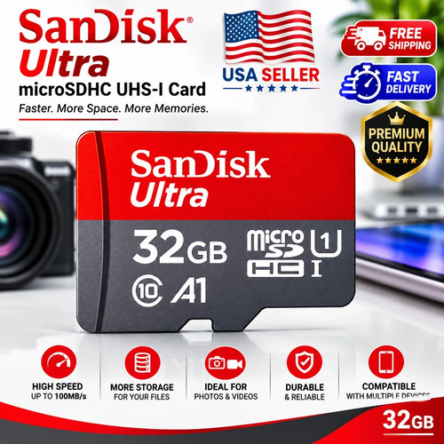 Sandisk 32gb ultra micro - sandisk, hc